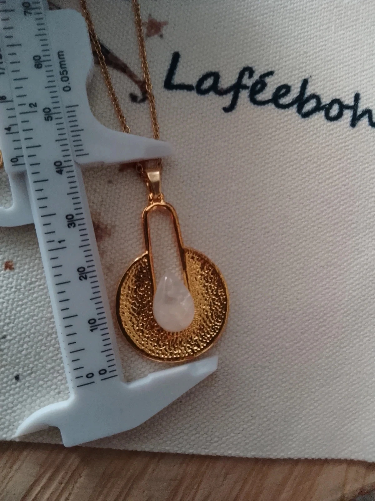 Collier pierre de lune naturelle – photo 2